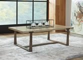 Bay Furniture Gallery - Ashley Furniture - Dalenville Coffee Table - Rectangular Cocktail Table / Gray - T965-1
